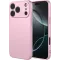 Coque arrière en silicone Phonesta Soft Silk pour Apple iPhone 17 Pro - Rose