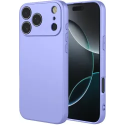 Coque arrière en silicone Phonesta Soft Silk pour Apple iPhone 17 Pro Max - Violet