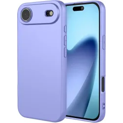 Coque arrière en silicone Phonesta Soft Silk pour Apple iPhone Air - Violet