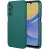 Coque arrière en silicone Phonesta Soft Silk pour Samsung Galaxy A16 - Vert foncé