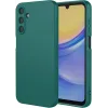 Coque arrière en silicone Phonesta Soft Silk pour Samsung Galaxy A36 - Vert foncé 0