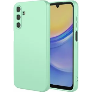 Coque arrière en silicone Phonesta Soft Silk pour Samsung Galaxy A36 - Vert matcha