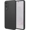 Coque arrière en silicone Phonesta Soft Silk pour Samsung Galaxy S25 Edge - Noir 0
