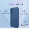 Coque arrière en silicone Phonesta Soft Silk pour Samsung Galaxy S25 FE - Rouge 3