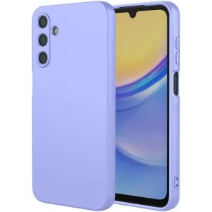 Coque arrière en silicone Phonesta Soft Silk pour Samsung Galaxy S25/S24 - Violet