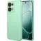 Coque arrière en silicone Phonesta Soft Silk pour Oppo A6 Pro - Vert matcha