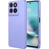 Coque arrière en silicone Phonesta Soft Silk pour Motorola Moto G57 Power - Violet