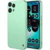 Coque arrière en silicone Phonesta Soft Silk pour Nothing Phone (3a) Lite - Vert matcha