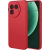 Coque arrière en silicone Phonesta Soft Silk pour Realme GT 8 Pro - Rouge