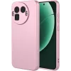 Coque arrière en silicone Phonesta Soft Silk pour Realme GT 8 Pro - Rose