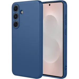 Coque arrière en silicone Phonesta Soft Silk pour Samsung Galaxy S26 - Bleu foncé