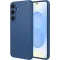 Coque arrière en silicone Phonesta Soft Silk pour Samsung Galaxy S26 Plus - Bleu foncé