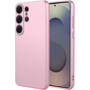 Coque arrière en silicone Phonesta Soft Silk pour Samsung Galaxy S26 Ultra - Rose