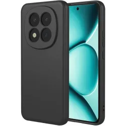 Coque arrière en silicone Phonesta Soft Silk pour Xiaomi Redmi Note 15 Pro Plus / Xiaomi Poco M8 Pro - Noir