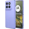 Coque arrière en silicone Phonesta Soft Silk pour Motorola Edge 70 - Violet
