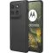Coque arrière en silicone Phonesta Soft Silk pour Motorola Edge 70 - Noir