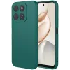 Coque arrière en silicone Phonesta Soft Silk pour HONOR 400 Smart - Vert foncé