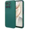 Coque arrière en silicone Phonesta Soft Silk pour HONOR 400 Smart - Vert foncé