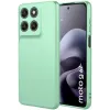 Coque arrière en silicone Phonesta Soft Silk pour Motorola Moto G67/G77 - Vert matcha