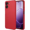 Coque arrière en silicone Phonesta Soft Silk pour Oppo A6x - Rouge