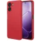Coque arrière en silicone Phonesta Soft Silk pour Oppo A6x - Rouge