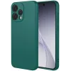 Coque arrière en silicone Phonesta Soft Silk pour Oppo Reno15 - Vert foncé