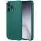 Coque arrière en silicone Phonesta Soft Silk pour Oppo Reno15 - Vert foncé