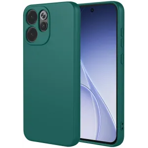 Coque arrière en silicone Phonesta Soft Silk pour Oppo Reno15 Pro - Vert foncé