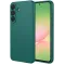 Coque arrière en silicone Phonesta Soft Silk pour Samsung Galaxy A57 - Vert foncé
