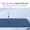 Coque arrière en silicone Phonesta Soft Silk pour Xiaomi 17 Ultra - Bleu foncé 4