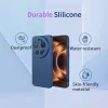 Coque arrière en silicone Phonesta Soft Silk pour Xiaomi 17 Ultra - Rouge 6