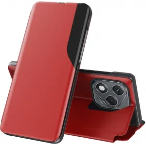 Coque à rabat Phonesta Smart Side View pour HONOR 400 Lite - Rouge