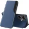 Coque à rabat Phonesta Smart Side View pour Xiaomi Poco F6 - Bleu