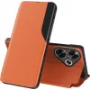 Coque à rabat Phonesta Smart Side View pour Xiaomi Poco F6 - Orange 0