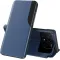 Coque à rabat Phonesta Smart Side View pour Xiaomi Poco F6 Pro - Bleu