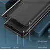 Coque à rabat Phonesta Smart Side View pour HONOR Magic7 Lite - Noir 2