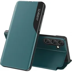Coque à rabat Phonesta Smart Side View pour Samsung Galaxy A15 4G/5G - Vert