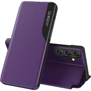 Coque à rabat Phonesta Smart Side View pour Samsung Galaxy A55 - Violet