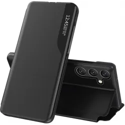 Coque à rabat Phonesta Smart Side View pour Samsung Galaxy A55 - Noir