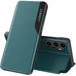 Coque à rabat Phonesta Smart Side View pour Samsung Galaxy S23 FE/S23 Plus - Vert