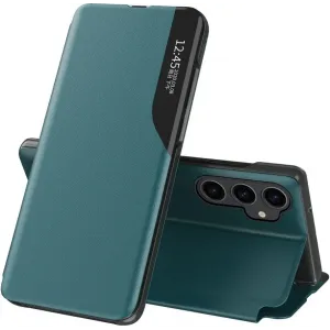 Coque à rabat Phonesta Smart Side View pour Samsung Galaxy S23 FE/S23 Plus - Vert