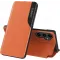 Coque à rabat Phonesta Smart Side View pour Samsung Galaxy S23 FE/S23 Plus - Orange