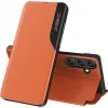 Coque à rabat Phonesta Smart Side View pour Samsung Galaxy S24 FE - Orange 0