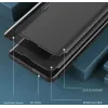Coque à rabat Phonesta Smart Side View pour Samsung Galaxy S24 FE - Rouge 4