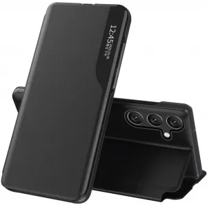 Coque à rabat Phonesta Smart Side View pour Samsung Galaxy S24 FE - Noir