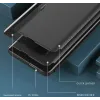 Coque à rabat Phonesta Smart Side View pour Samsung Galaxy S25/S24 - Noir 3