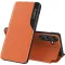 Coque à rabat Phonesta Smart Side View pour Samsung Galaxy A36/A56 - Orange
