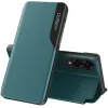 Coque à rabat Phonesta Smart Side View pour Samsung Galaxy S25 Edge - Vert