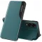 Coque à rabat Phonesta Smart Side View pour Samsung Galaxy S25 Edge - Vert