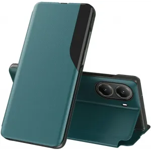 Coque à rabat Phonesta Smart Side View pour Xiaomi Poco X7 Pro - Vert